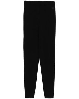 Yves Salomon Pantaloni Affusolati - Nero