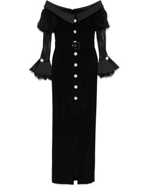 SILK LOVE & LACE Andrea Dress - Black