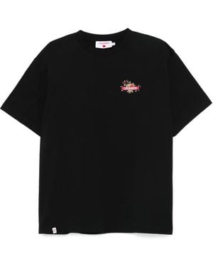 Charles Jeffrey P.E.K.K.A Embroidered-Heart T-Shirt - Black