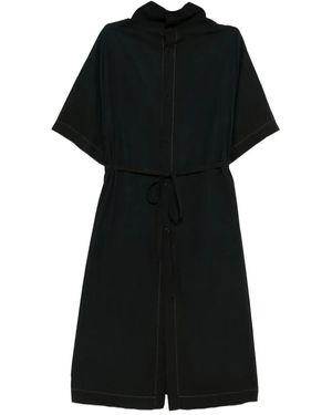 Kinyan Lam Embroidered Natural-Dye Shirt - Black