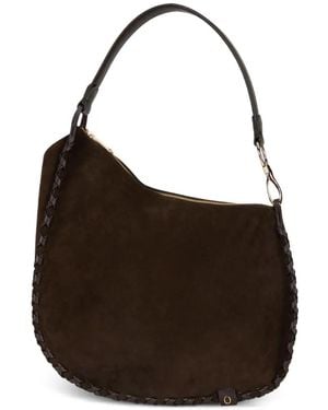 Orciani Sac Porté Épaule Chaos Peach Médium - Black