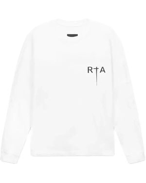 RTA Greatest Hits-Print Long-Sleeve T-Shirt - White