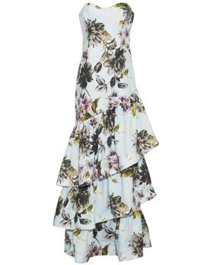 Cara Cara Willa Strapless Maxi Dress - White