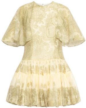 AllSaints Yanna Paisley-Print Mini Dress - White