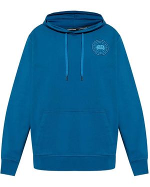 Canada Goose Huron ロゴ パーカー - ブルー