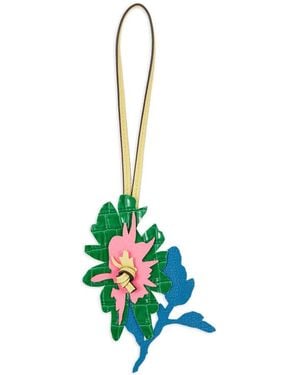 Paul Smith Étiquette De Bagage À Fleurs - Blue