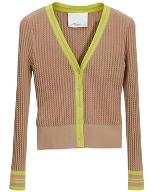 3.1 Phillip Lim Button Long-Sleeve Cardigan - Brown