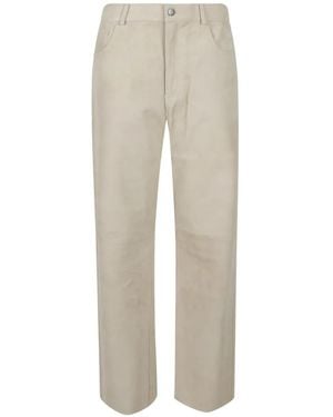 Haikure Suede Trousers - White
