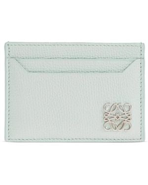 Loewe Anagram Leather Cardholder - Grey