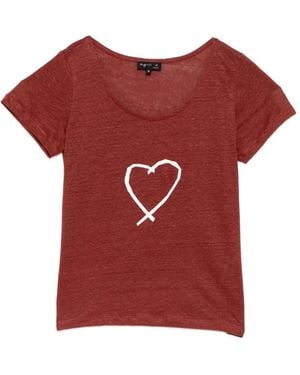 agnès b. Jersey T-Shirt - Red