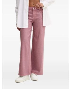 Guess Vaqueros con apliques de strass - Rosa