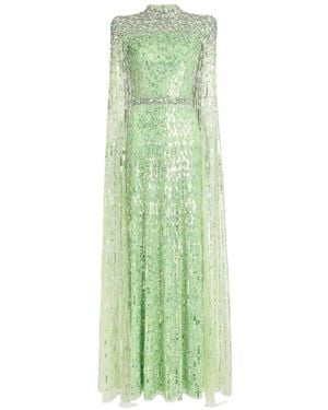 Jenny Packham Robe Longue Opera - Green