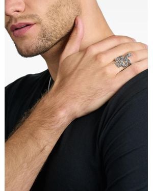 Thomas Sabo Ring Aus Sterlingsilber Mit Schlangenmotiv - Schwarz