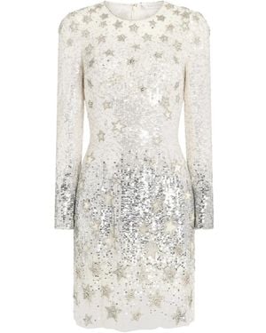 Jenny Packham Alexis Minikleid Mit Sternen - Weiß