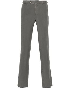 PT Torino Drawstring-Fastening Trousers - Grey