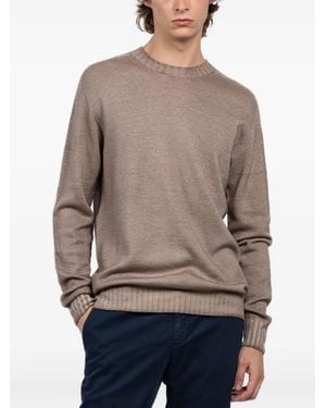 Fradi Pullover mit Rundhalsausschnitt - Grau