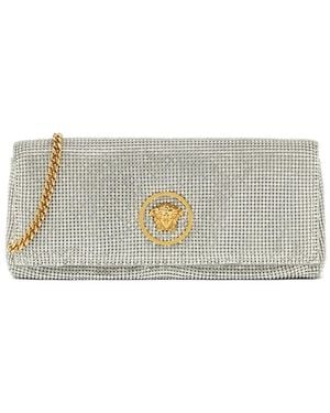 Versace La Medusa Clutch Bag - Grey