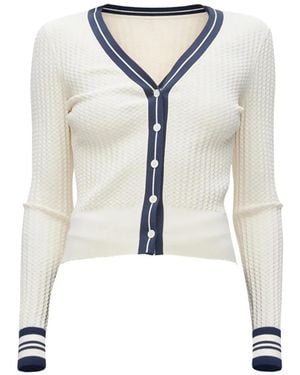 3.1 Phillip Lim V-Neck Button Cardigan - White