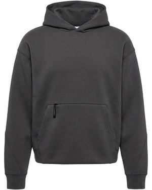 Nike Sudadera Con Capucha Y Cordones - Gris