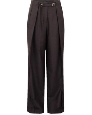 AYA MUSE Hose Mit Gürtel - Braun