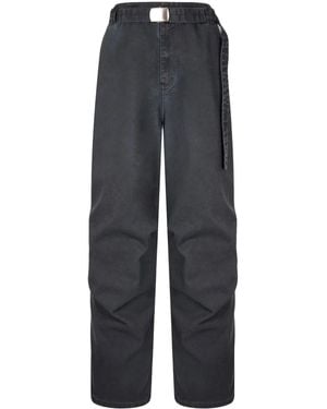 Studio Tomboy X Pantalon Ample À Taille Ceinturée - Bleu