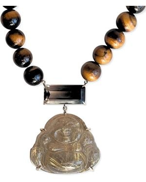JIA JIA Collana Happy Buddha - Metallizzato