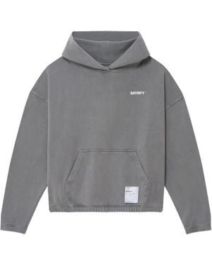 Satisfy Hoodie Met Logoprint - Grijs