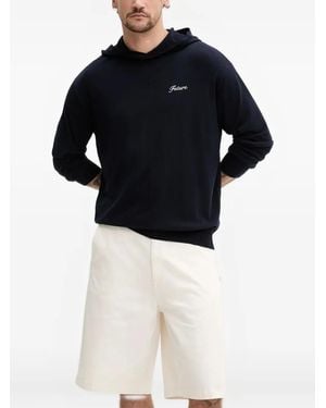 From Future Embroidery-Logo Hoodie - Black