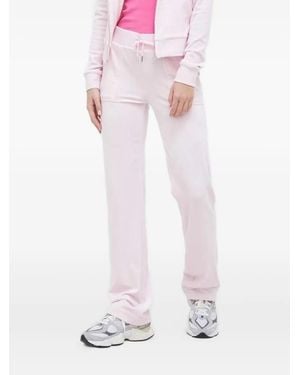 Juicy Couture Hose Im Bestickten Taschen - Weiß