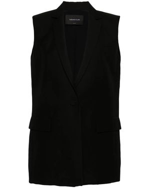 Fabiana Filippi Single-Breasted Vest - Black