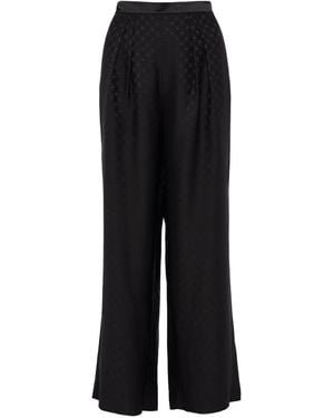 Eres Pantalones Splendeur Con Motivo Geométrico - Negro