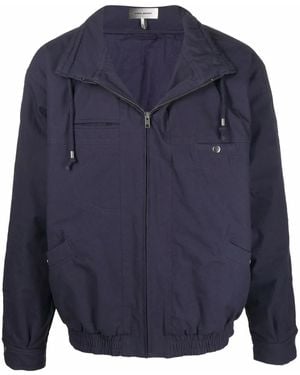 Isabel Marant High-Neck Zip-Up Jacket - Blue