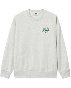 Chocoolate Graphic-Print Cotton Sweatshirt - White