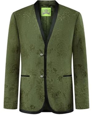 Shanghai Tang Blazer À Simple Boutonnage - Vert