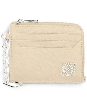 Loewe Anagram Square Coin Cardholder - Natural
