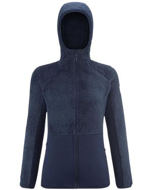 Pascal Millet Hoodie Chamonix High Loft En Polaire - Bleu