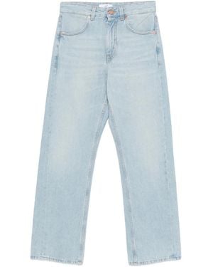 BITE STUDIOS Vaqueros rectos con botones - Azul