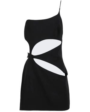 Monot Cut-Out Mini Dress - Black