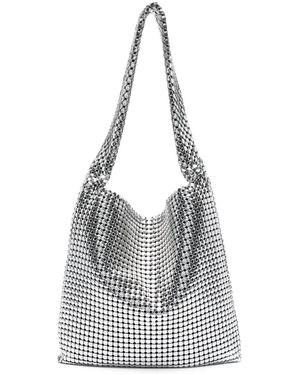 Rabanne Pixel Tote Bag - White