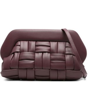 THEMOIRÈ Bios Woven Clutch Bag - Purple