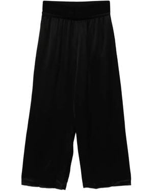 ALAINPAUL Regular-Fit Trousers - Black