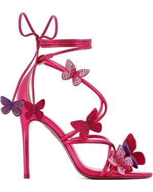 Sophia Webster Vanessa Sandalen Met Vlinder En Hak - Roze