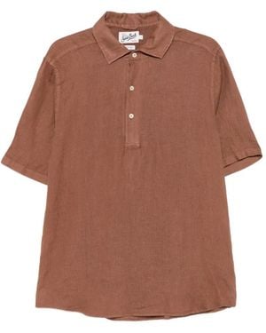 MC2 Saint Barth Raphael Short-Sleeve Polo Shirt - Brown