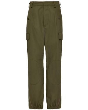 Maison Margiela Four-Stitch Straight-Leg Trousers - Green