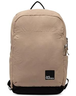 Jack Wolfskin Terraview Ripstop-Rucksack Mit Logo-Patch - Natur