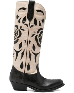 Golden Goose Bottines Wish Star 40 Mm À Broderies - Blanc