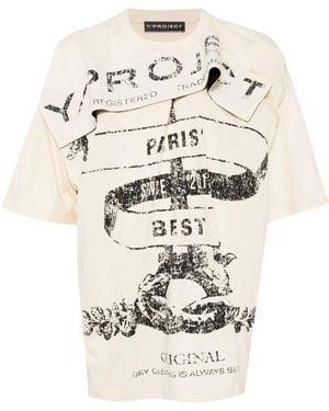 Y. Project Evergreen Paris T-Shirt - Natural