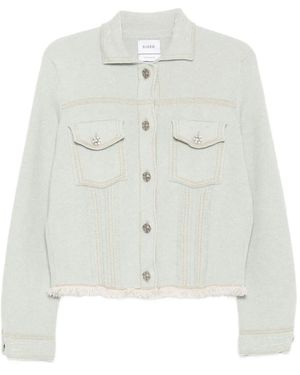 Barrie Pleated Jacket - White