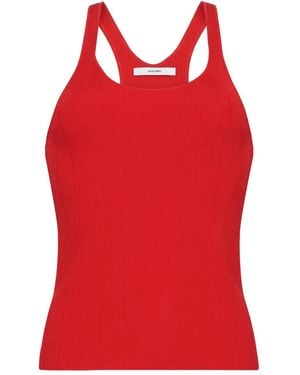 Adam Lippes Lumii Tank Top - Red