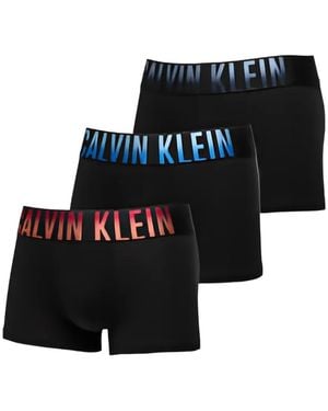 Calvin Klein Pack De Tres Calzoncillos Con Logo - Negro